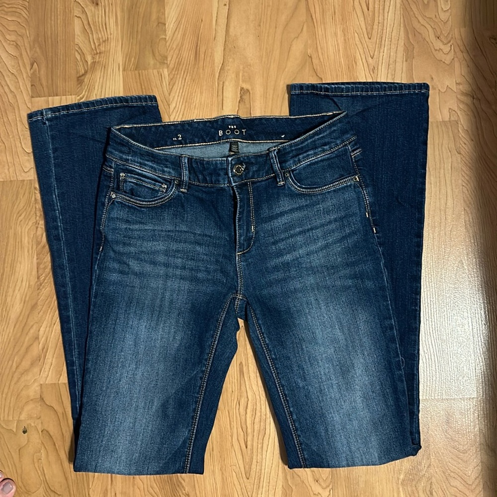 White House Black Market boot cut jeans size 2